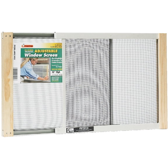 Frost King AWS1025 WB Marvin Adjustable Window Screen, 10" high, fits 15 - 25" wide