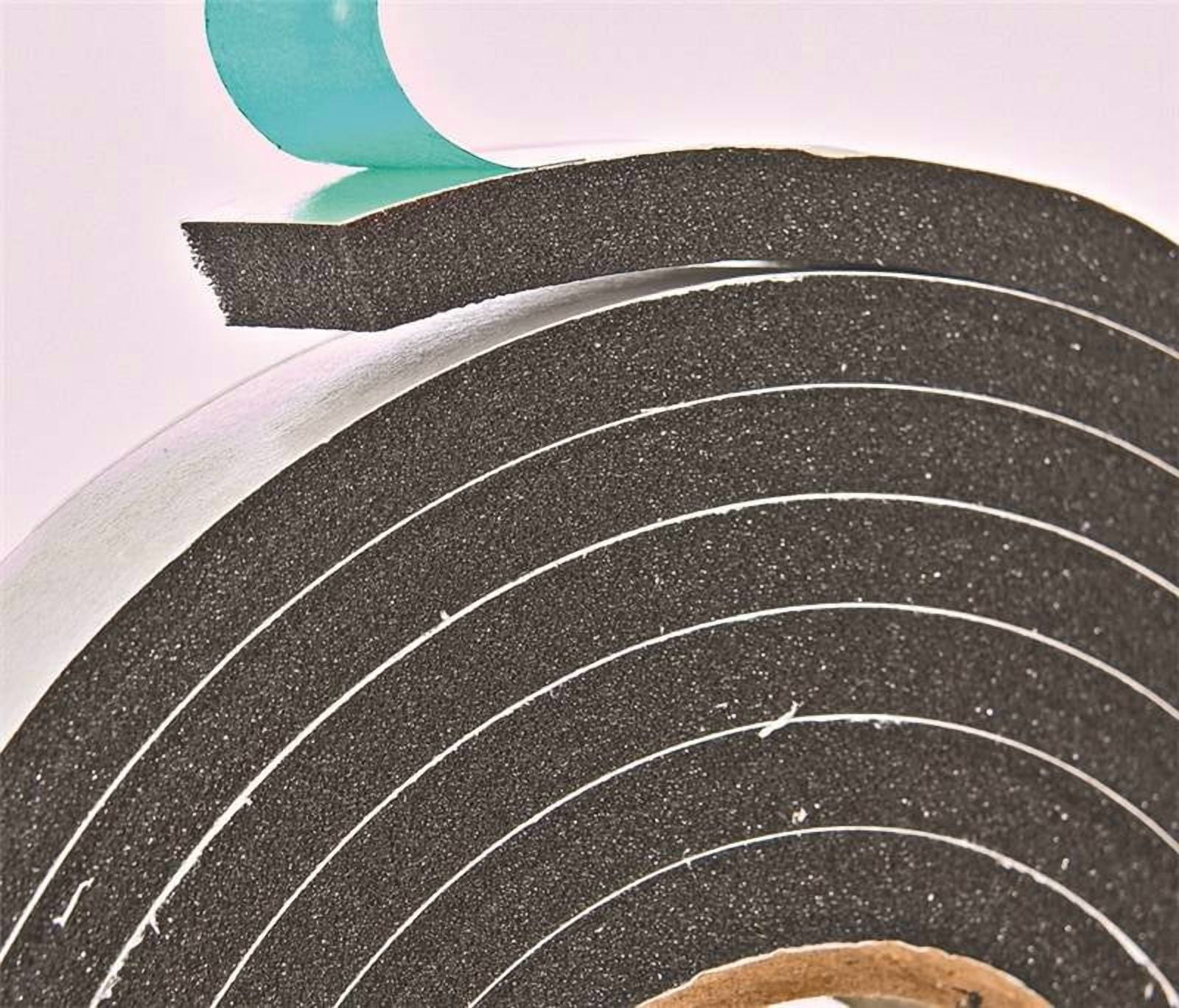 Frost King Available R534H Sponge Rubber Foam Tape 5/16-Inch, Black, 3/4" W, 5/16" T, 10 ft L Weather Stripping