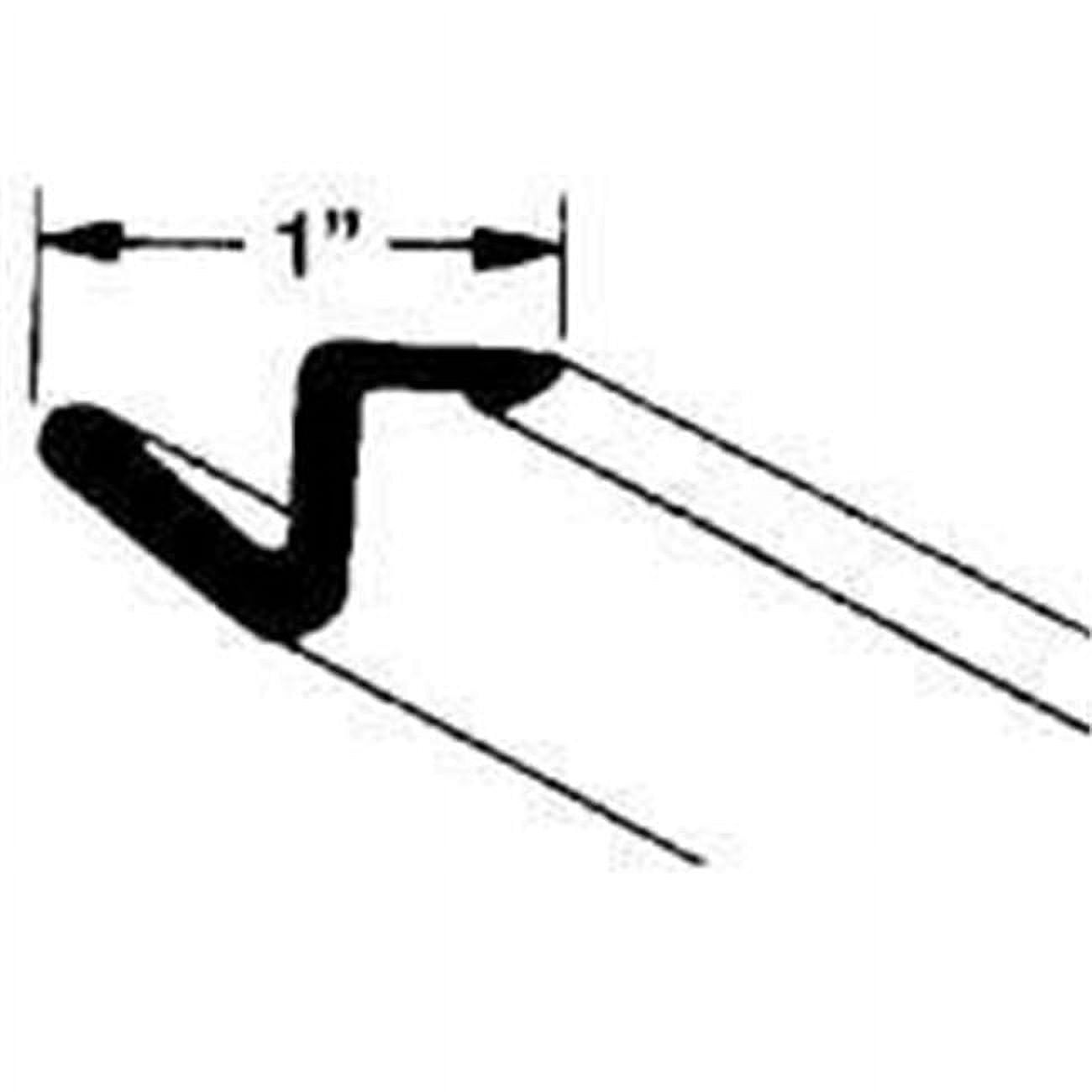 Frost King Brown Plastic Weather Seal For Doors 7 ft. L X 1 in