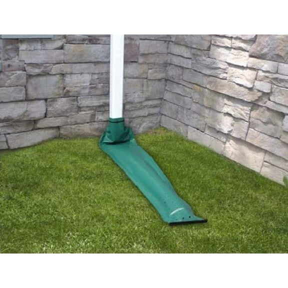 Frost King DE46 46" x 8.5" Green Automativ Roll Up Downspout Extender - Quantity 5