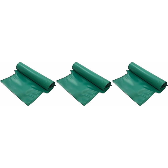 Frost King DE46 Automatic Plastic Drain Away Downspout Extender, Extends 4-Feet, Green 3 Pack
