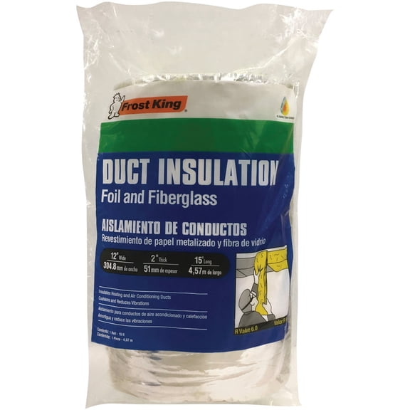 Frost King Duct Insulation 15 ' L X 12 " W X 2 " D