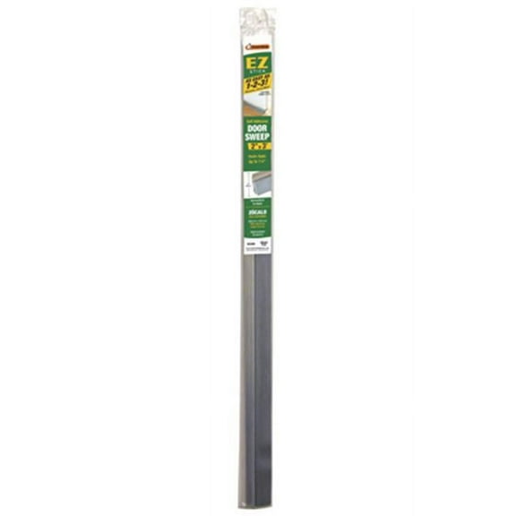 Frost King EZ36S 2" Wide x 36" Long Self-Stick Door Sweep, Silver