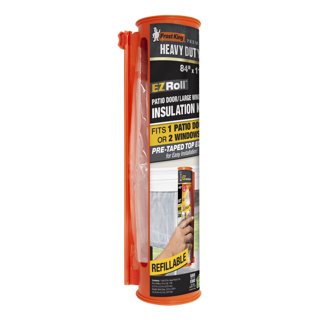 Frost King Extra Large Window Insulation Kit - Outdoor Plastic Sheeting With Mounting Tape For Draft Protection