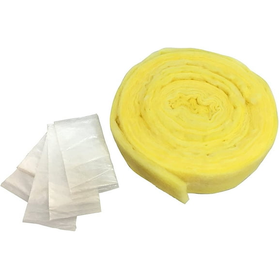 Frost King Fiberglass Pipe Wrap Kits, 3"x1/2"x50'