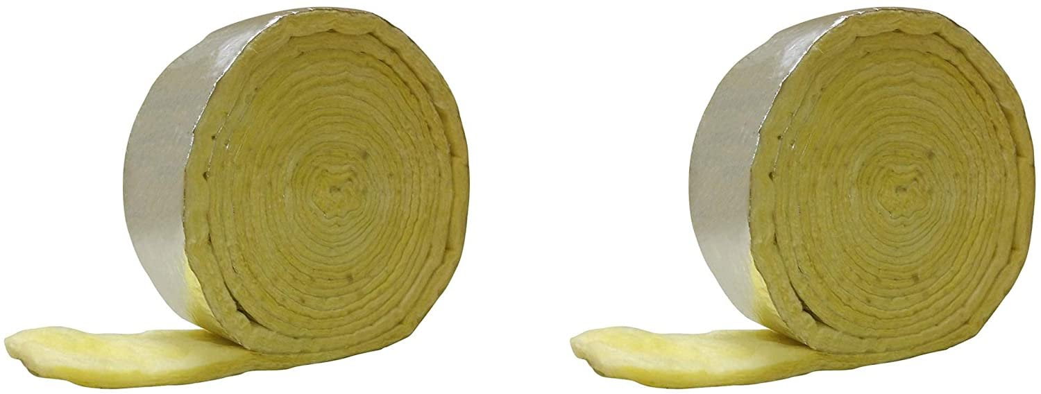 Frost King Foil Backed Fiberglass Pipe Wrap, 3"x1"x25'Pack 2