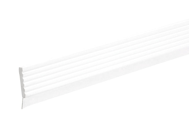 Frost King  White  Vinyl  Seal  For Garage Doors 7 ft. L x 3 in.