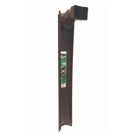 Frost King GWS3B Tilt N' Drain Downspout Extender, 3'. Long, Extends To 6', Brown