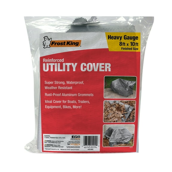Frost King® HV810WH Reinforced Heavy Duty Polyethylene Utility Cover / Tarp