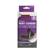 Frost King® Magnetic Vent Covers for Wall, Floor or Ceiling, 5.5" Wide x 12" Long, Clear, Pack of 4