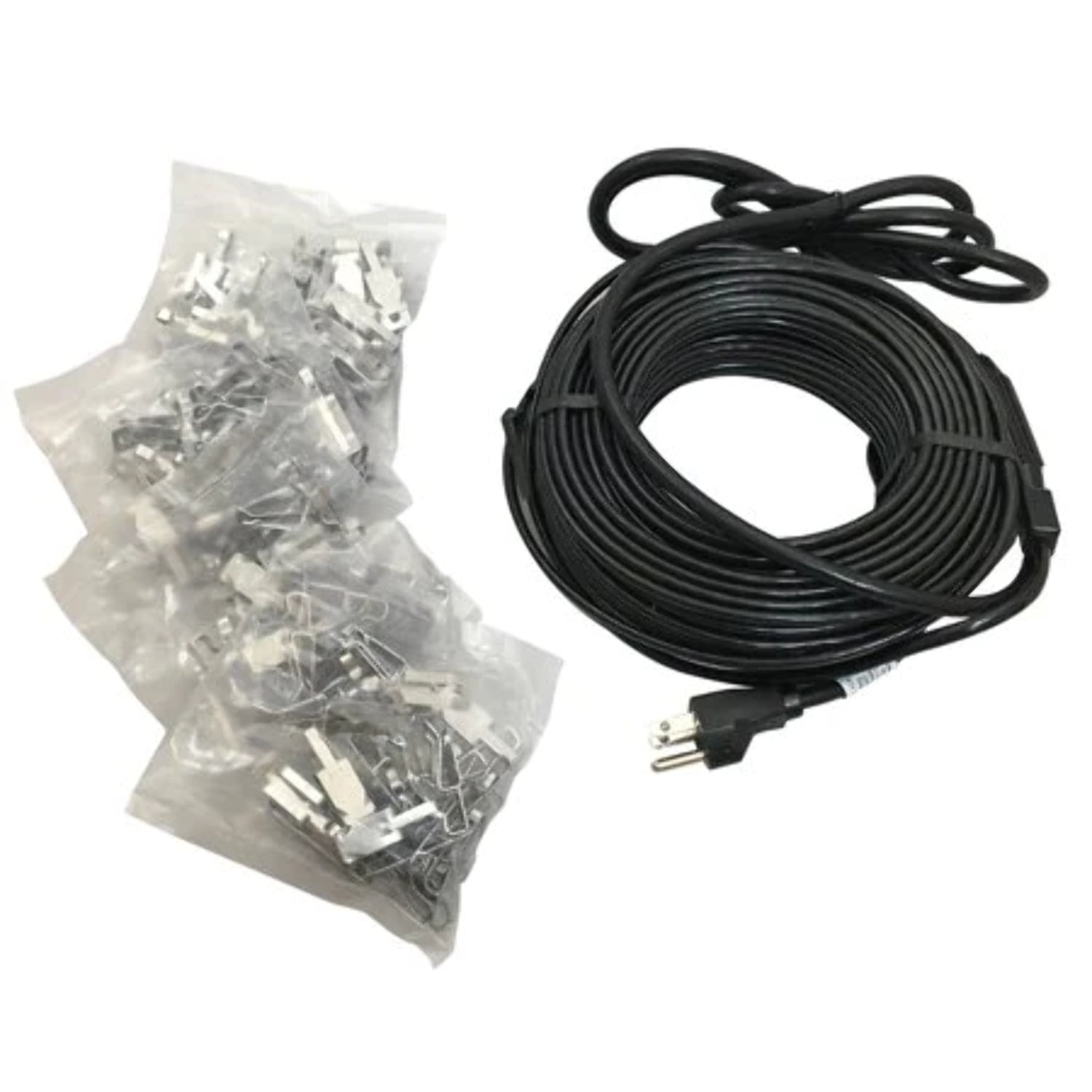 Frost King® RC100 Automatic Electric Roof & Gutter Deicing Cable Kit, 100 feet, Black