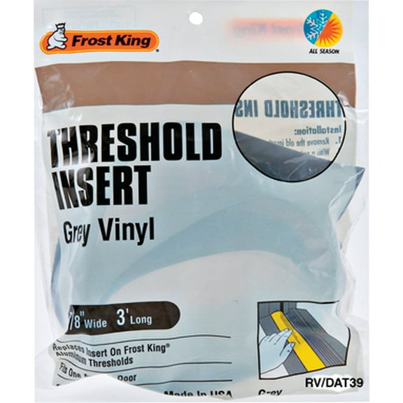 Frost King Replacement Vinyl Threshold Insert - Pack of 2