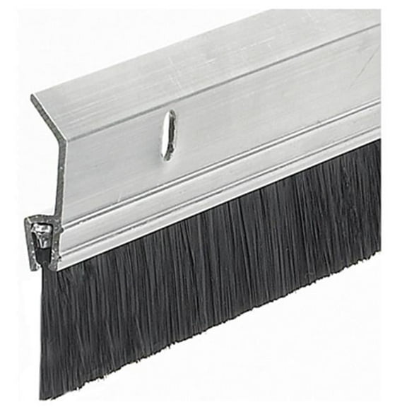 Thermwell 5019739 2 x 36 in. Extra Aluminum & Brush Door Sweep, Silver