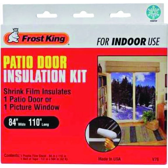 Frost King Shrink Film Window Kit For Patio Door Or Picture Windows - Pack of 4 Residential Use, Standard Application