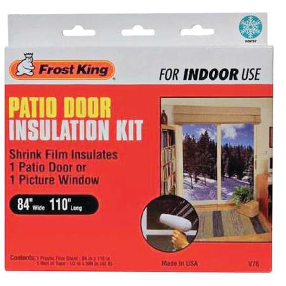 Frost King Shrink Film Window Kit For Patio Door Or Picture Windows - Single Pack