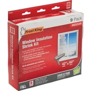 Thermwell Shrink Film Window Kit - Insulation for Windows - 42" x 62" Multicolor   Residential Use, Standard Application