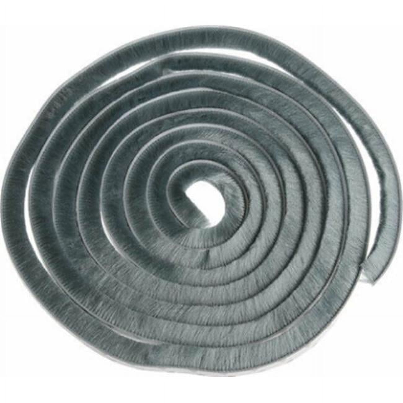 Frost King® T81BK Bulb-Shape Door Replacement Rubber Weather Stripping Seal, 3/8" x 81'