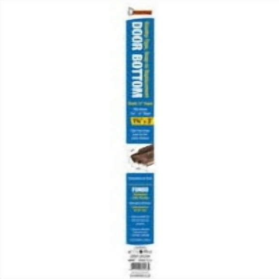 Thermwell Frost King Door Bottom UDS36 - Vinyl, Standard, Snap-On - 36 in L, 1-3/4 in W, Brown