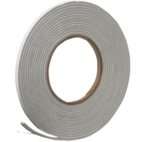 Frost King V442H Vinyl Foam Weatherseal -17' X 1/8", Gray (Pack of 1)