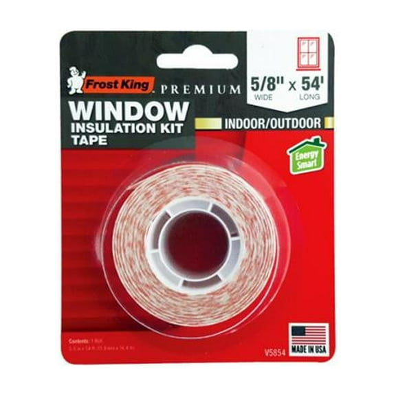 Frost King V5854 Window Insulation Tape, 5/8 In. x 54 Ft. - Quantity 10