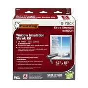 Frost King V83/3 Window Insulation Kit, Indoors, Heavy Duty, 42 x 62 In. 3-Pk. - Quantity 12
