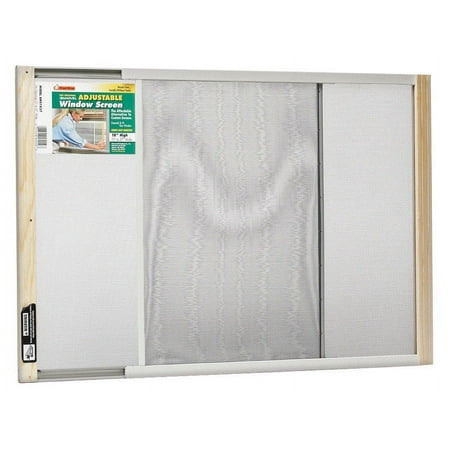 Frost King AWS1837SP WB Marvin Adjustable Window Screen, 18in High x Fits 21-37in Wide