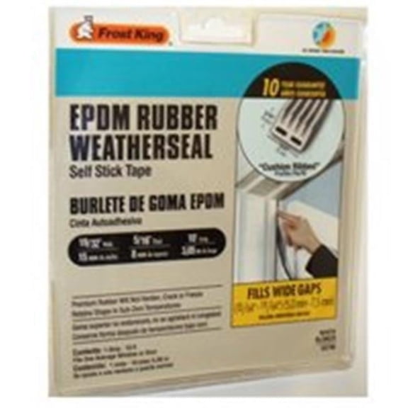Frost King Weather Seal, Rubber Foam, Gray, 10 ft L V27GA