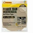 thumbnail image 1 of Frost King Weather Seal,Rubber Foam, White, 10 ft L R734WA, 1 of 2