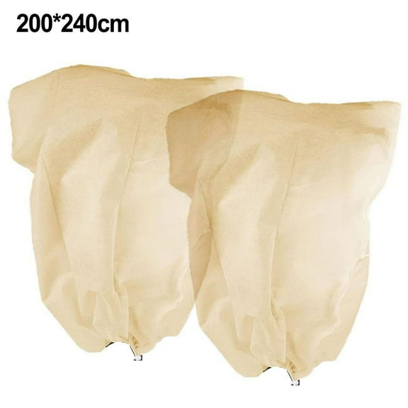 Frost Plant Protection Bags Fleece Winter Cover Plants Garden Shrubs 250cmX350cm With Drawstring Lock Frost Plant Cover