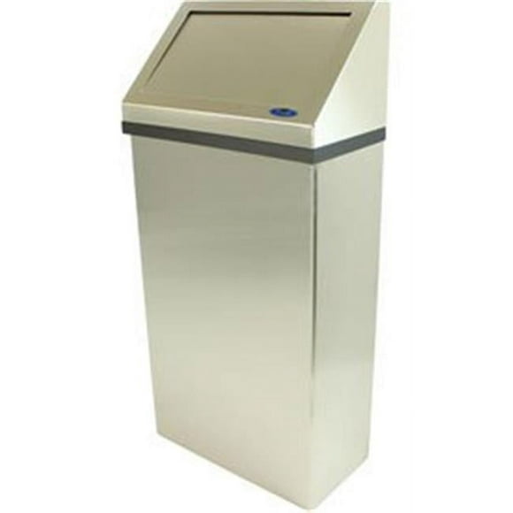 Frost Products B956306 Wall Mounted Stainless Steel Waste Receptacle, 11 gal