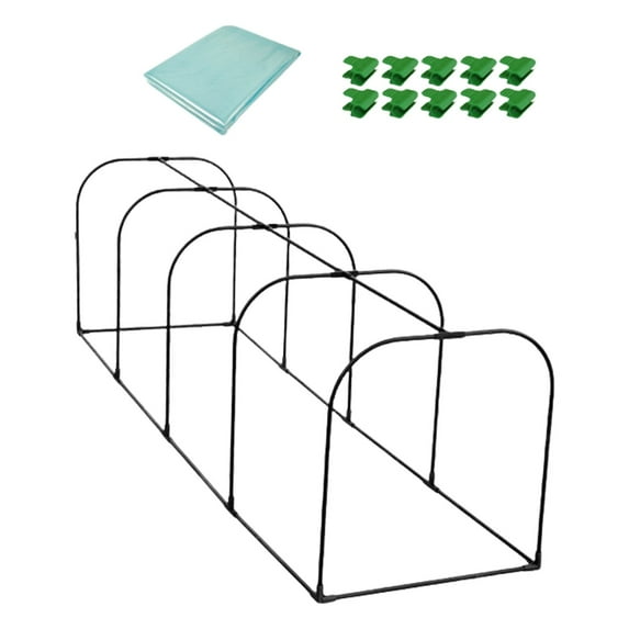 Frost Proof Portable Mini Greenhouse for Plant and Vegetables Steel Frame Insulated Cover for Indoor Outdoor Use