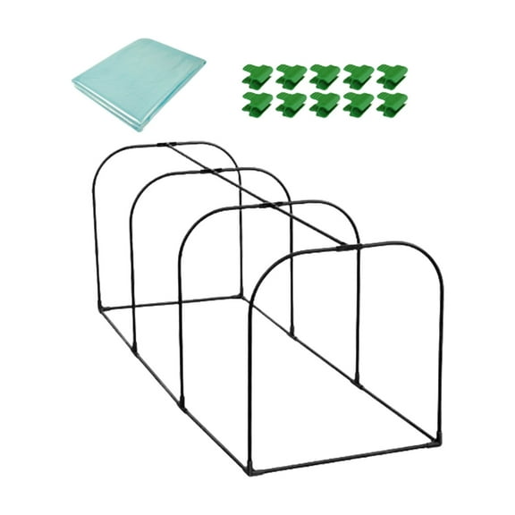 Frost Proof Portable Mini Greenhouse for Plant and Vegetables Steel Frame Insulated Cover for Indoor Outdoor Use