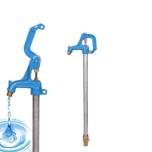 Frost Proof Yard Hydrant For Yard Garden Farm Pasture Irrigation, Heavy Duty Anti Freeze Water Hydrant With Three Quarter Inch Pipe Connection, Durable Cast Iron Hose Connector