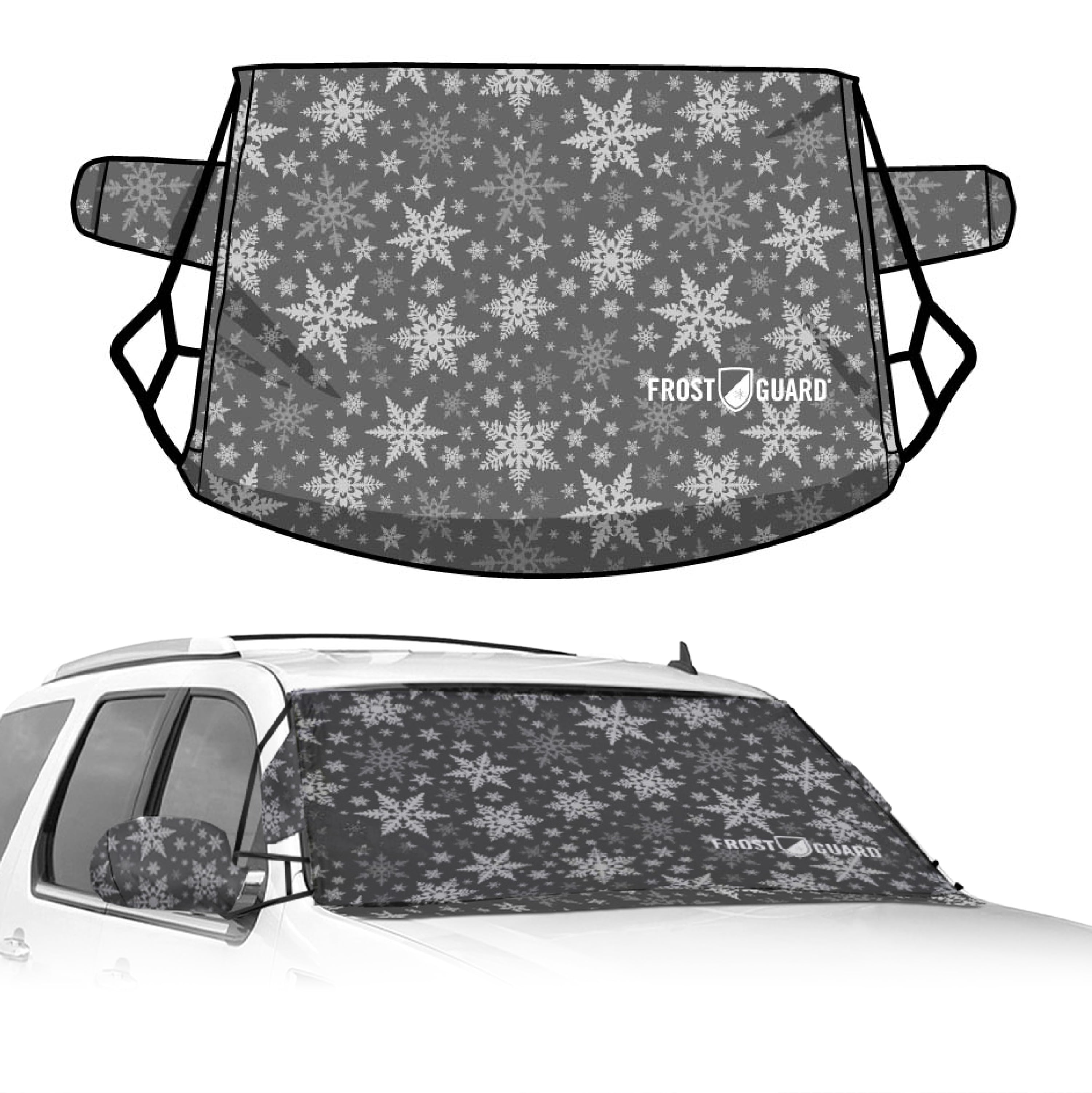 7PCS Winter Car Snow Cover Foldable Car Windshield Cover Sunshade