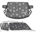 thumbnail image 1 of FrostGuard Deluxe Full-Coverage Car Windshield Cover, Snowflake, 41 x 68 inches, 1 of 7
