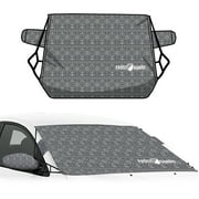FrostGuard Deluxe Full-Coverage Car Windshield Cover for Ice/Snow, Sweater, 41" x 59"