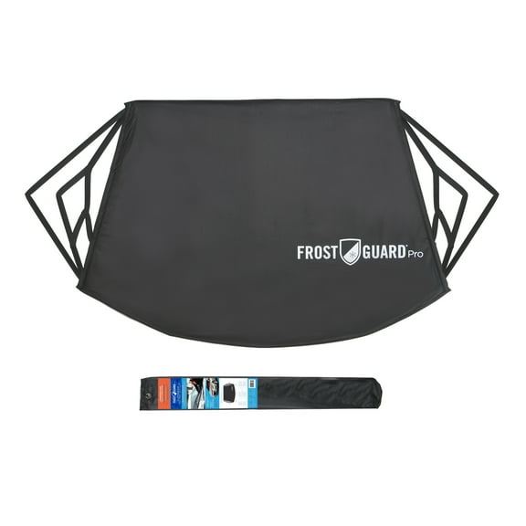 FrostGuard Pro Automotive Winter Windshield Cover Standard| Black for Cars and SUVs | Model 52871