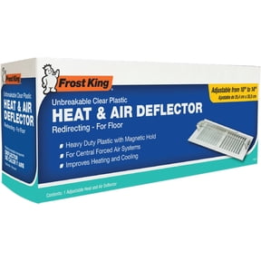 Frost King FrostKing HD7 10-to-14-Inch Magnetic Vent Heat/Air Deflector - Quantity 12 Residential Use, Standard Application