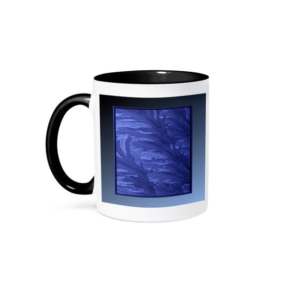 Frosted Mug 15oz Two-Tone Black