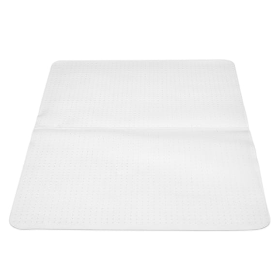Frosted 2.2 Double-Fold PVC Floor Mat, 90x120cm (36x48in), Rectangular Non-Slip Design