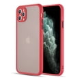thumbnail image 1 of Frosted 2 Tone Pc Camera Lens Protector Case For Iphone 13 Pro Max 6.7 - Red Case With Black Buttons, 1 of 6