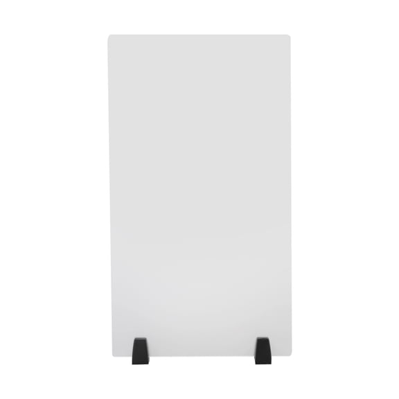 Frosted Acrylic Desk Divider 2-Pack Space-Saving for Office Classroom Privacy Protection