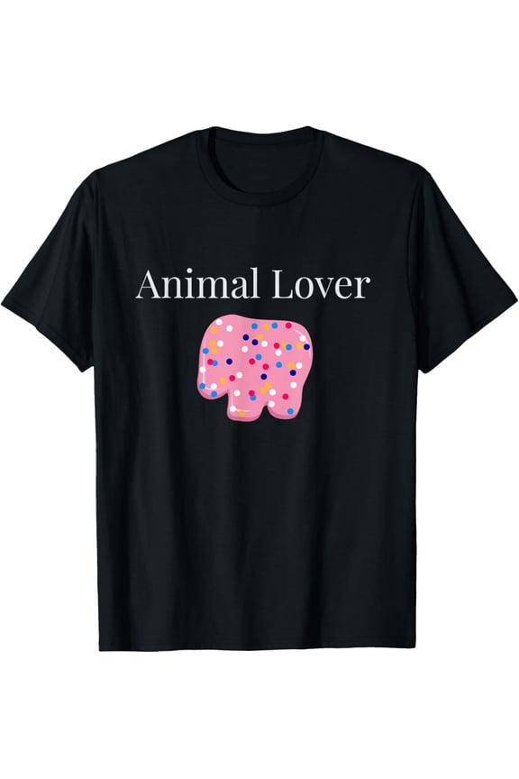 Frosted Animal Cookies Cracker Lover Funny Mens Womans T-Shirt men and women can wear, black, white, gifts