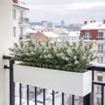 Frosted Artificial Evergreen Greenery Stems, Winter Faux Shrubs for ...