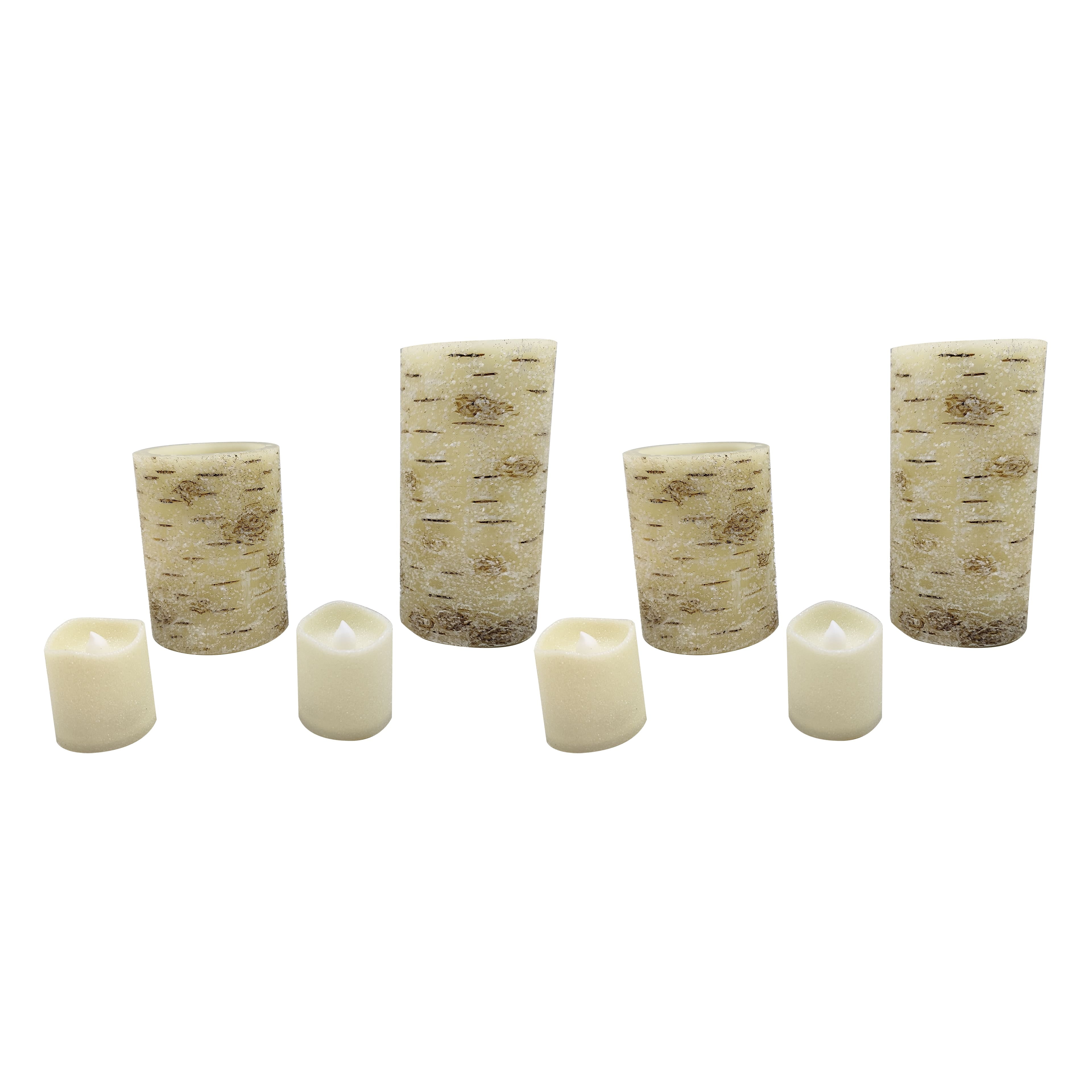 Frosted Birch LED Candles, 8ct. by Ashland®Christmas Candles