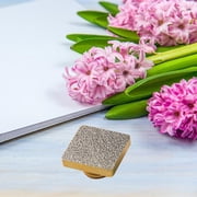 Frosted Blank Brass Vintage Universal Sturdy Scrapbooking Tool Seal Stamp for DIY Crafts Wedding Invitations square 25x25mm