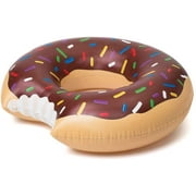 Frosted Chocolate Donut 4 Foot Inflatable Pool Float
