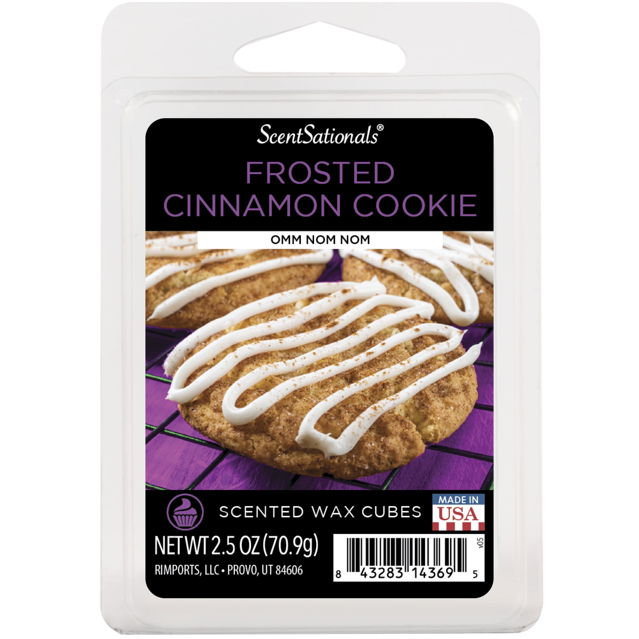 SCENTSATIONALS FRAGRANCE CUBES, FROSTED CINNAMON COOKIE