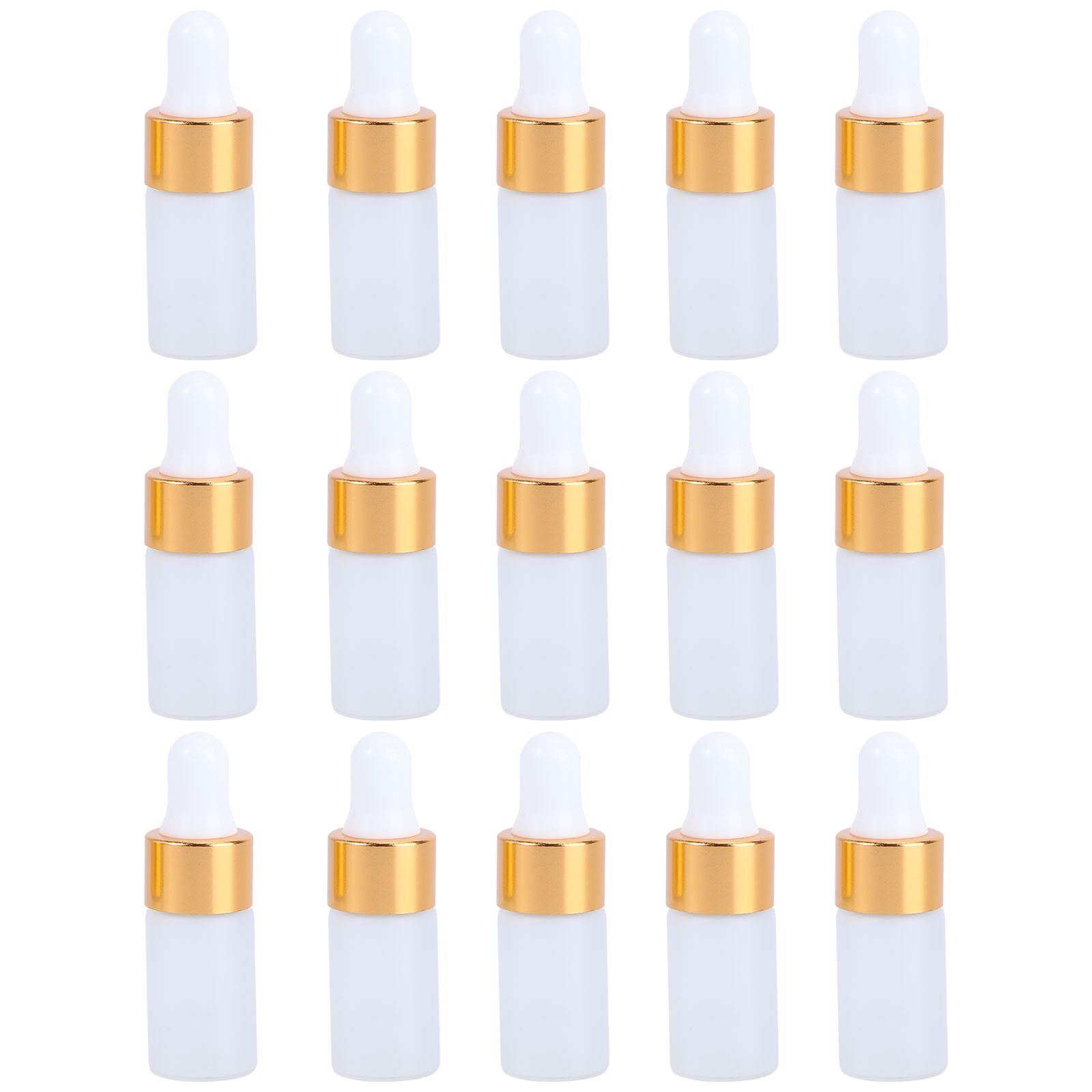Frosted Dropper Bottle Clear Container Travel Containers for Liquids 15