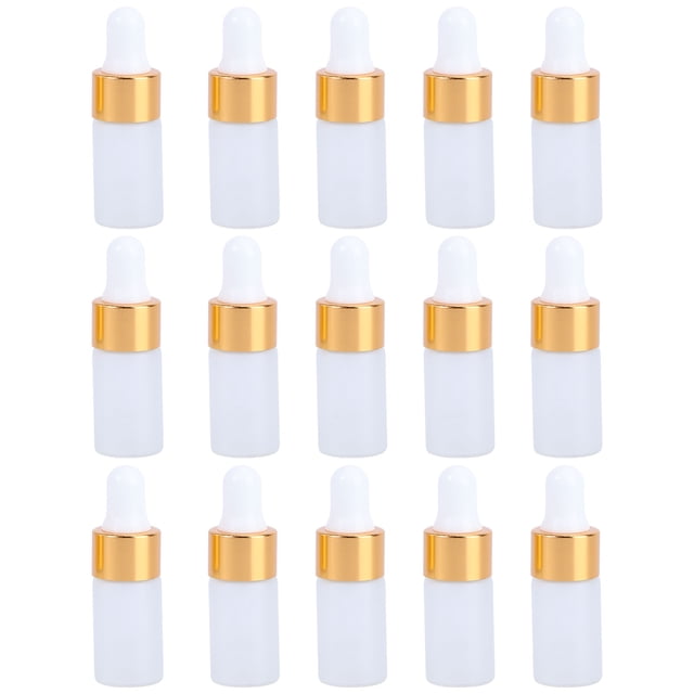Frosted Dropper Bottle Clear Container Travel Containers for Liquids 15